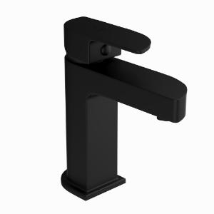 Picture of Single Lever Basin Mixer-Black Matt