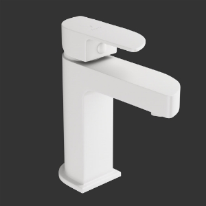 Picture of Single Lever Basin Mixer-White Matt