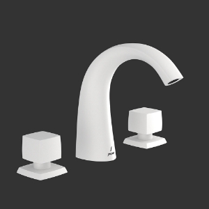 Picture of 3-Hole Basin Mixer - White Matt