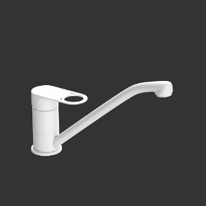 Picture of Single Lever Sink Mixer - White Matt