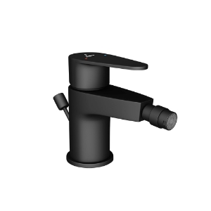 Picture of Single Lever 1 - Hole Bidet Mixer - Black Matt