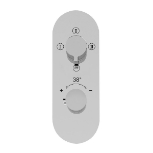 Picture of Aquamax Exposed Part Kit of Thermostatic Shower Mixer with 3-way diverter - Chrome