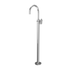 Picture of Exposed Parts of Floor Mounted Single Lever Bath Mixer - Chrome