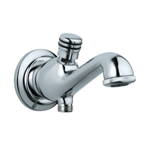 Picture of Bath Tub Spout with Button Attachment - Chrome