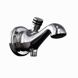 Picture of Bath Tub Spout with Button Attachment - Black Chrome