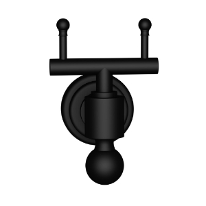 Picture of Double Coat Hook - Black Matt