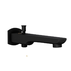 Picture of Kubix Prime Bath Tub Spout - Black Matt