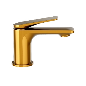 Picture of Single Lever Basin Mixer - Gold Bright PVD