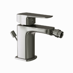 Picture of Single Lever 1-Hole Bidet Mixer with Popup Waste System - Stainless Steel