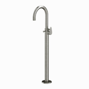 Picture of Exposed Parts of Floor Mounted Single Lever Bath Mixer - Stainless Steel