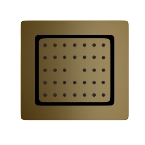 Picture of Body Shower 130x120mm Rectangular Shape - Gold Matt PVD