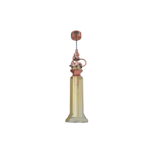 Picture of 1 Light Cognac Glass Pendant