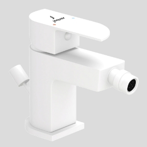 Picture of Single Lever 1-Hole Bidet Mixer - White Matt