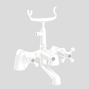 Picture of Bath Tub Mixer (Exposed Straight Legs) - White Matt