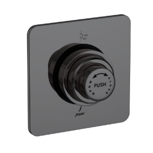 Picture of Metropole Flush Valve Dual Flow 32mm  Size (Concealed Body) - Black Chrome