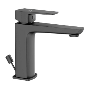 Picture of Single Lever Basin Mixer with Popup Waste -  Graphite