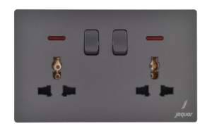 Picture of 13A Universal Switched Socket With Indicator - Grey