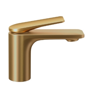 Picture of Single Lever Basin Mixer - Gold Matt PVD