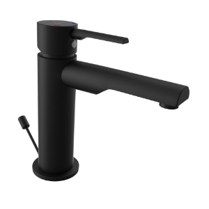 Picture of Single Lever Basin Mixer - Black Matt