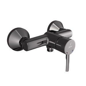 Picture of Single Lever Exposed Shower Mixer - Black Chrome