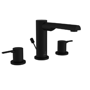 Picture of 3-Hole Basin Mixer  - Black Matt