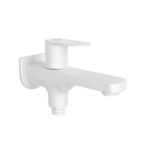 Picture of 2-Way Bib Tap - White Matt