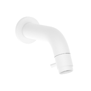 Picture of Spout Operated Bib Tap - White Matt