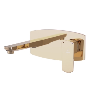 Picture of Exposed Part Kit of Single Lever Basin Mixer Wall Mounted - Auric Gold