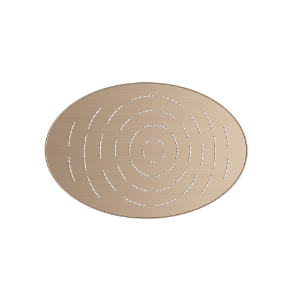 Picture of Maze Overhead Shower 340X220mm Oval Shape Single Flow - Gold Dust