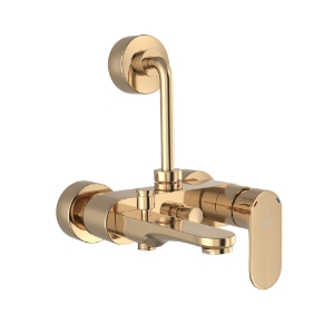 Picture of Single Lever Wall Mixer 3-in-1 System - Auric Gold