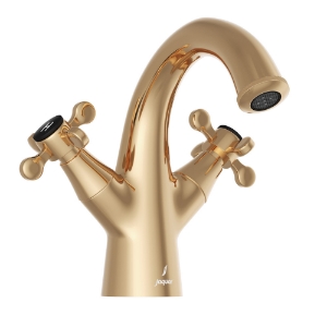 Picture of Central Hole Basin Mixer - Auric Gold