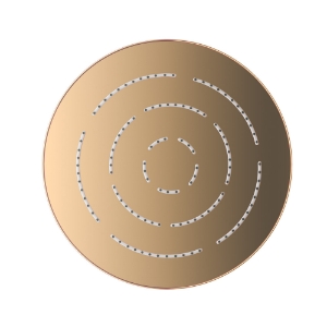 Picture of Round Shape Single Flow Maze Overhead Shower - Auric Gold