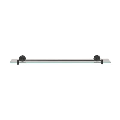 Picture of Glass Shelf 600mm Long - Black Matt