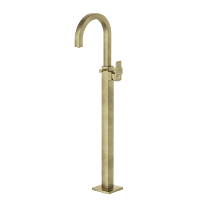 Picture of Exposed Parts of Floor Mounted Single Lever Bath Mixer - Antique Bronze