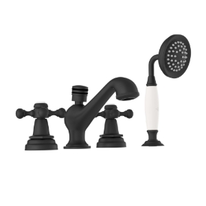 Picture of 4-Hole Bath Tub Mixer - Black Matt