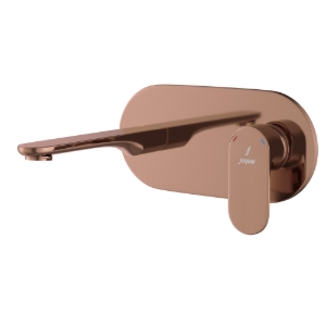 Picture of Exposed Part Kit of Single Lever Basin Mixer Wall Mounted - Blush Gold Bright PVD