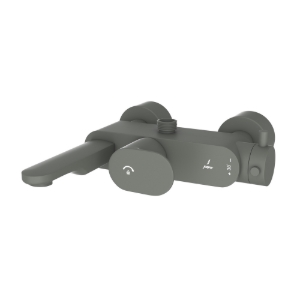 Picture of Exposed Thermostatic Bath & Shower Mixer - Graphite