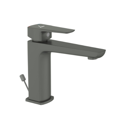 Picture of Single Lever Basin Mixer with Popup Waste -  Graphite