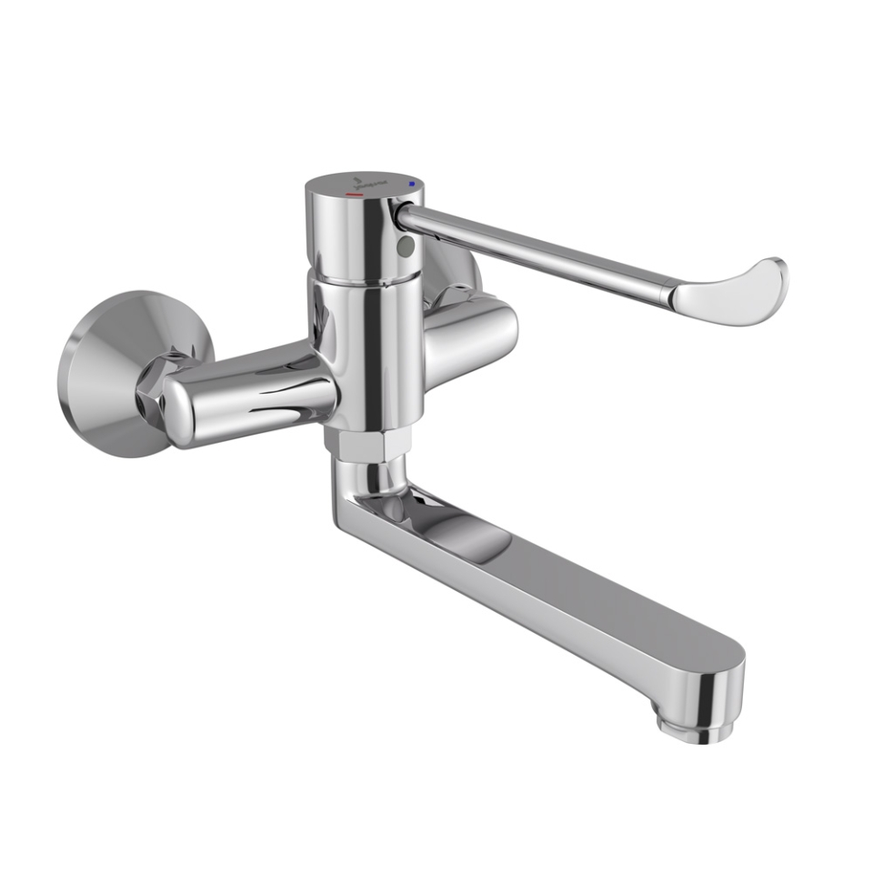 Picture of Single Lever Surgical Purpose Elbow Action Sink Mixer (Wall Mounted)