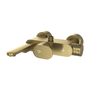 Picture of Exposed Thermostatic Bath & Shower Mixer - Antique Bronze