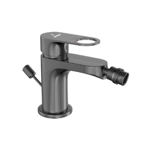 Picture of Single Lever 1-Hole Bidet Mixer with Popup Waste System - Black Chrome