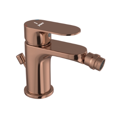 Picture of Single Lever Bidet Mixer with Popup Waste - Blush Gold Bright PVD