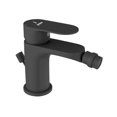 Picture of Single Lever Bidet Mixer with Popup Waste - Black Matt