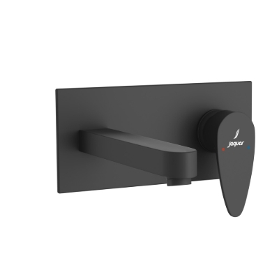 Picture of Exposed Part Kit of Single Lever Basin Mixer Wall Mounted - Black Matt