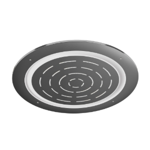 Picture of Maze Prime Round Shape Single Function Shower - Black Chrome