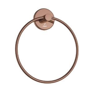 Picture of Towel Ring Round with Round Flange - Blush Gold Bright PVD