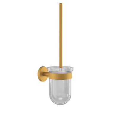 Picture of W.C. Brush Holder - Gold Matt PVD