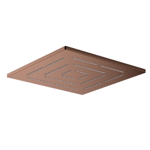 Picture of Square Shape Maze Overhead Shower - Blush Gold Bright PVD