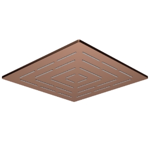 Picture of Square Shape Single Flow Maze Overhead Shower - Blush Gold Bright PVD