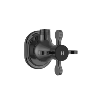 Picture of Angular Stop Cock Hot Only - Black Chrome